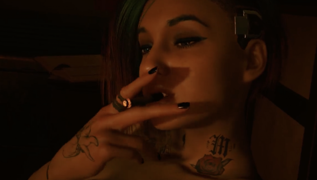 top cyberpunk 2077 sex scenes jaina smoking