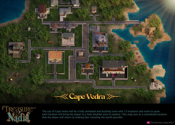 treasure of nadia review map